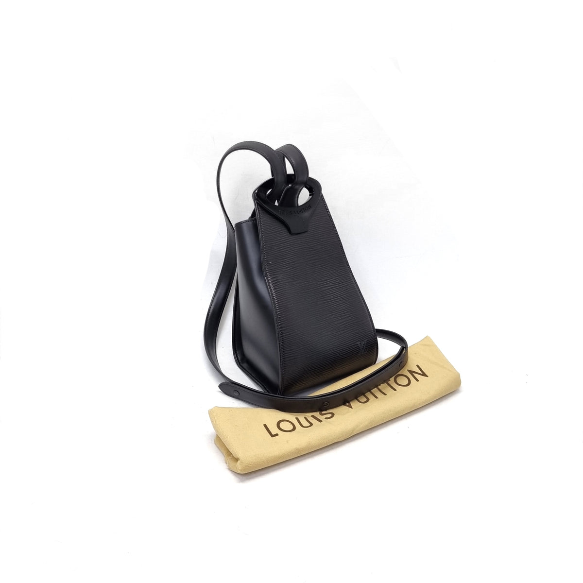 Louis Vuitton Louis Vuitton Black Epi Leather Minuit Small