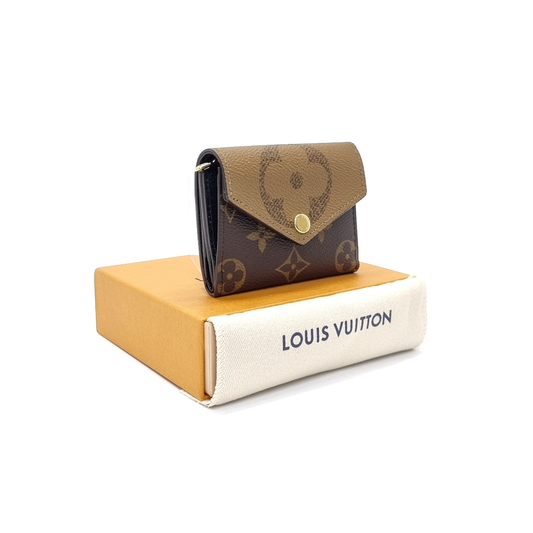 Louis Vuitton Zoe Wallet Giant Monogram Reverse Black Ghw