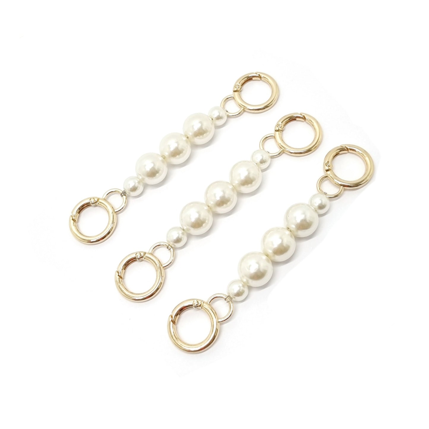 VLB Bag Chain Pearl 4 Extension Medium 16mm Ghw