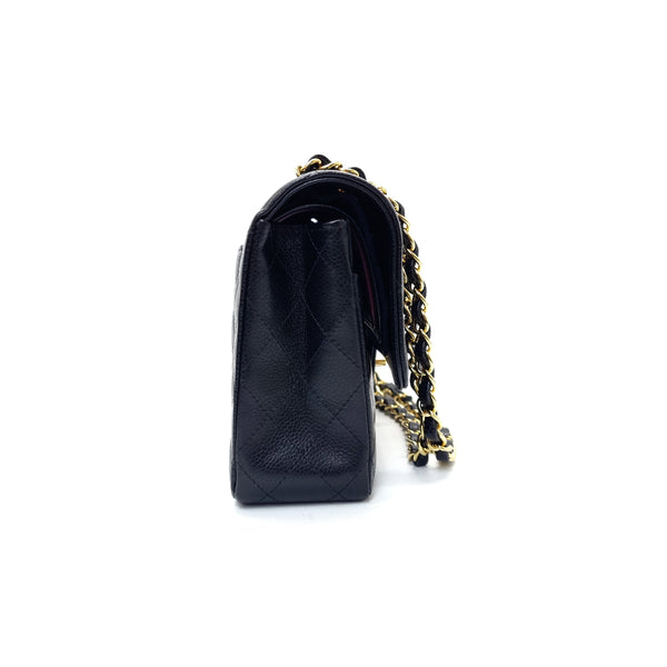 Chanel Classic Medium Double Flap Caviar Ghw (Black)