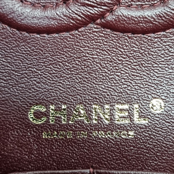 Chanel Classic Medium Double Flap Caviar Ghw (Black)