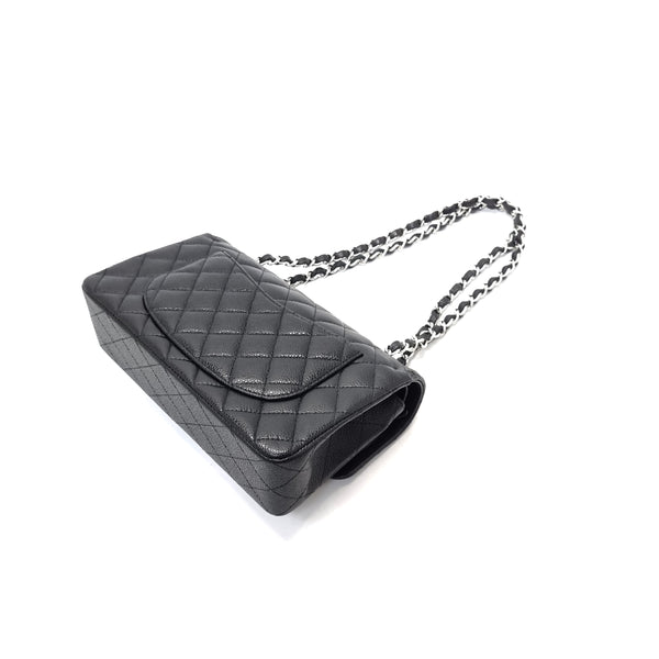 Chanel Classic Small Double Flap Caviar Shw (Black)