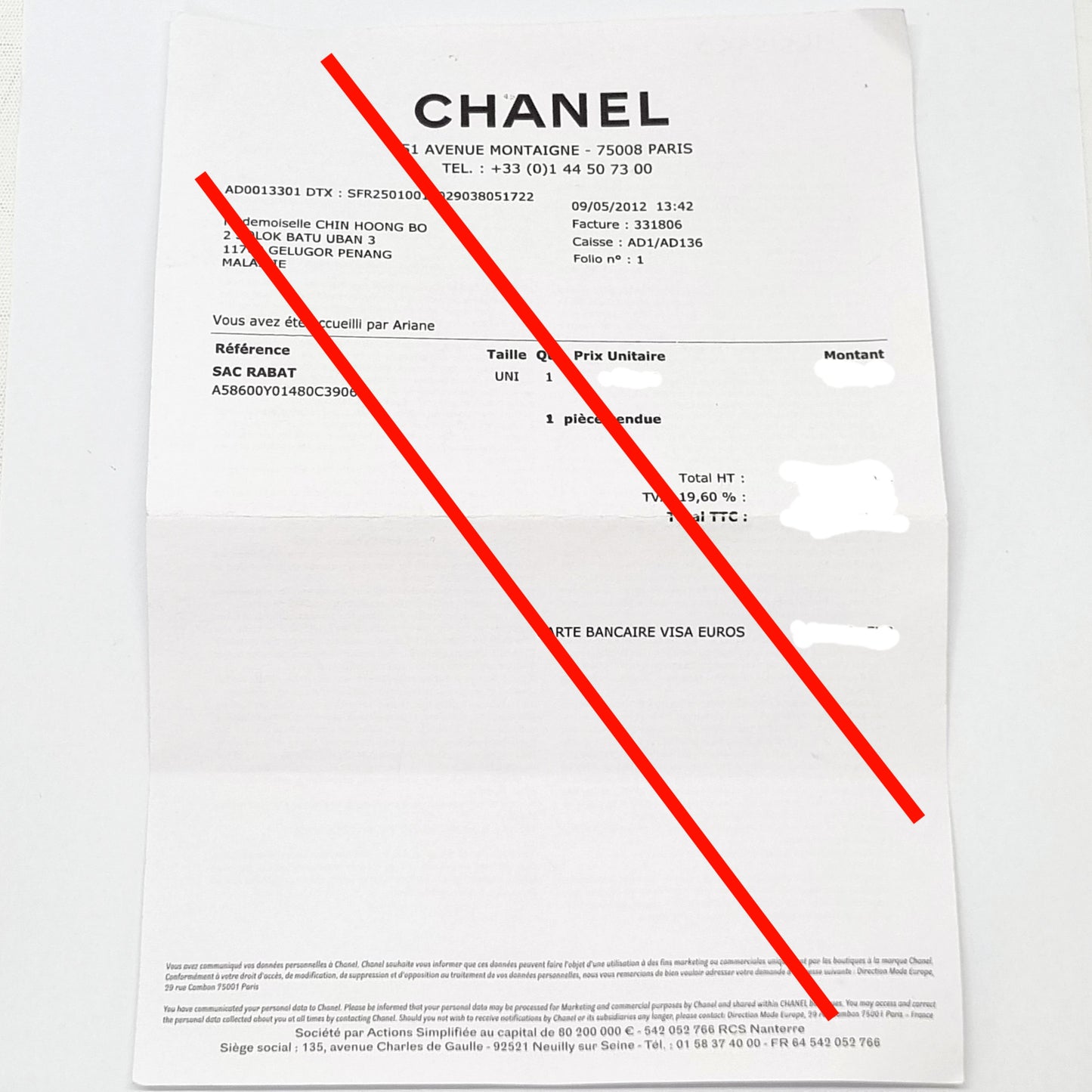 Chanel Classic Jumbo Double Flap Lambskin Shw (Black)