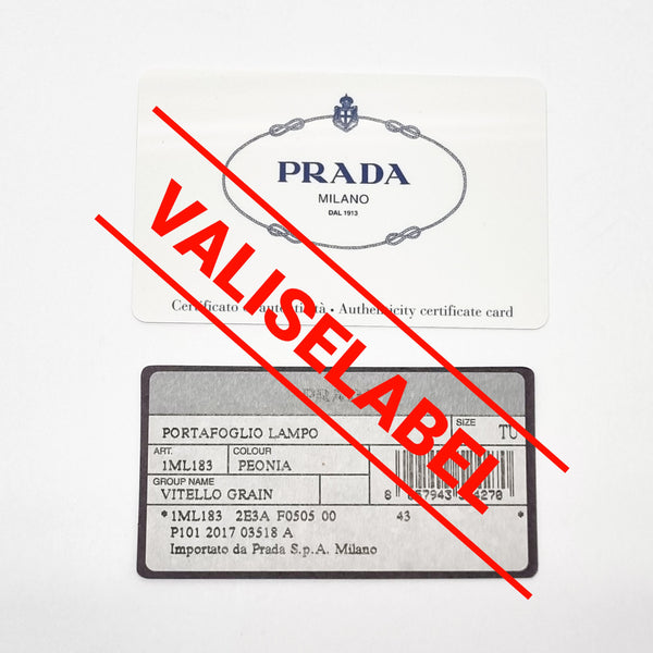 Prada 1ML183 Vitello Grain Leather Zippy Wallet Ghw (Peonia/Pink)