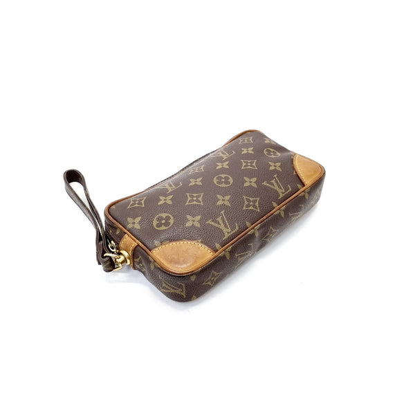 Louis Vuitton Marly Dragonne PM Clutch Ghw (Monogram)