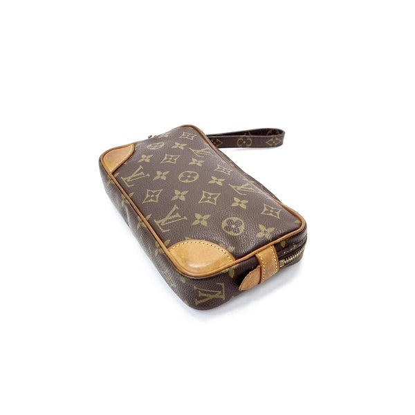 Louis Vuitton Marly Dragonne PM Clutch Ghw (Monogram)