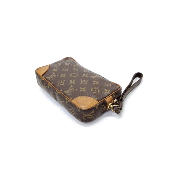 Louis Vuitton Marly Dragonne PM Clutch Ghw (Monogram)