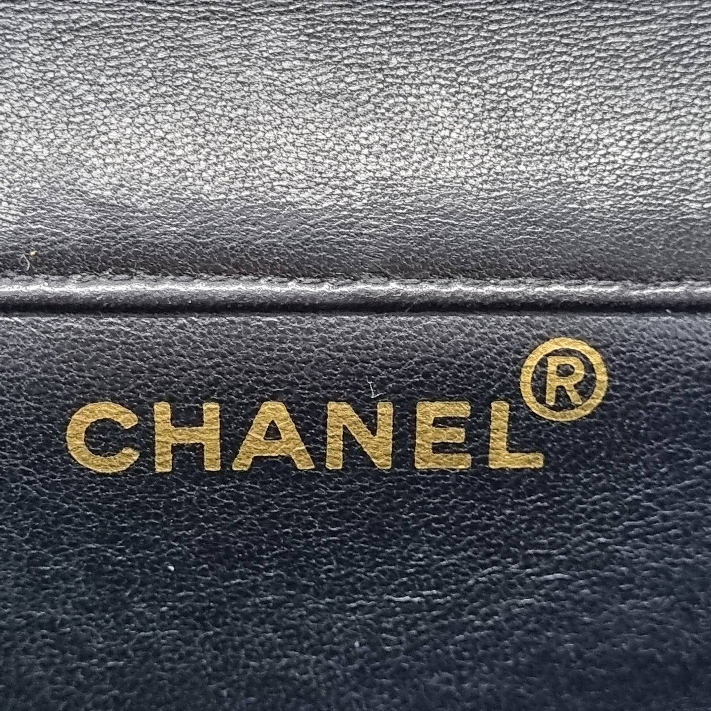 "RARE" Chanel Vintage Classic Double Sided Flap Medium Lambskin Ghw (Black)