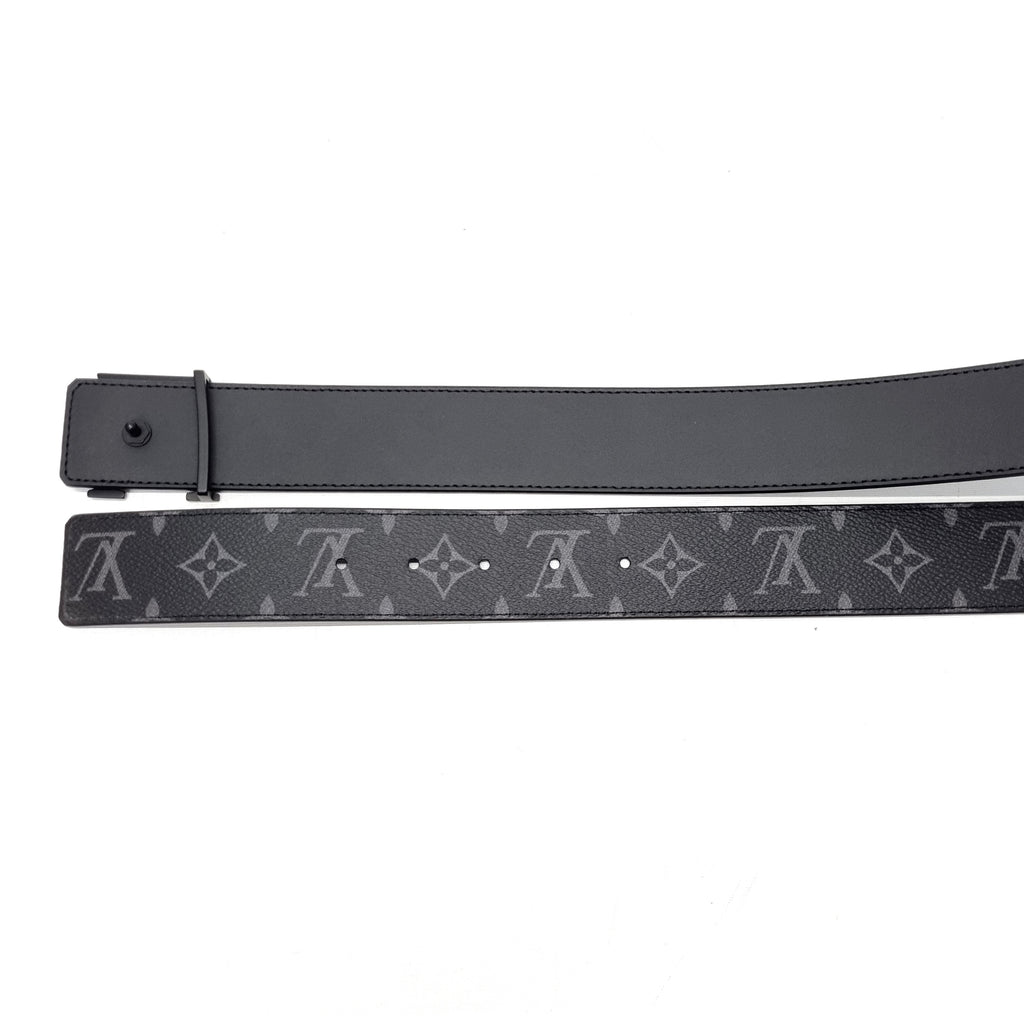 Louis Vuitton Monogram Eclipse Initiales Belt Black ref.753495