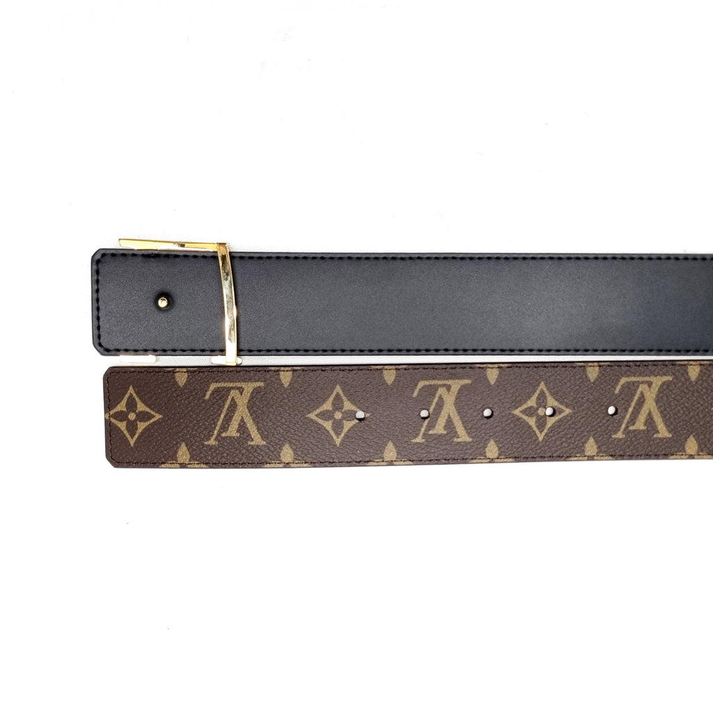 Shop authentic Louis Vuitton Monogram Reversible Initiales Belt at revogue  for just USD 450.00