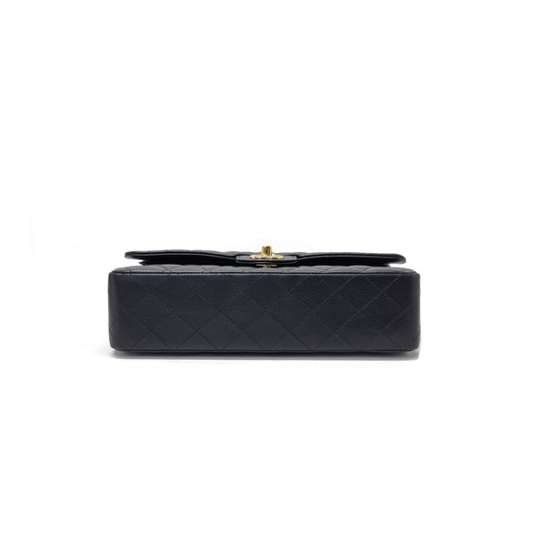 Chanel Classic Medium Double Flap Caviar Ghw (Black)