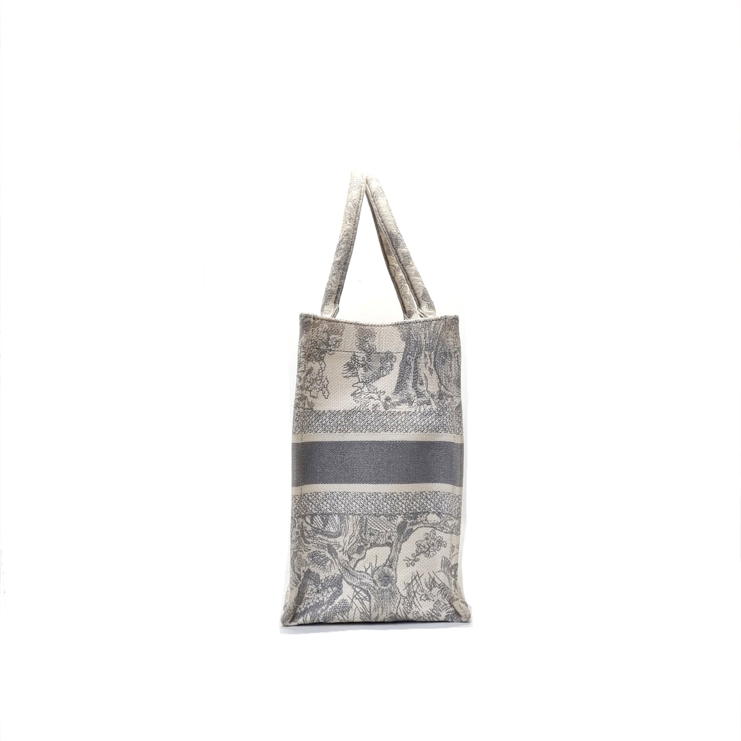Christian Dior DIOR Book Medium Toile de Jouy Tote (Gray)