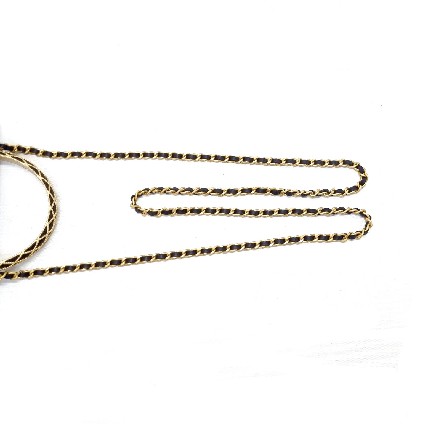 Chanel Wallet On Chain With Top Handle Lambskin Ghw (Black)