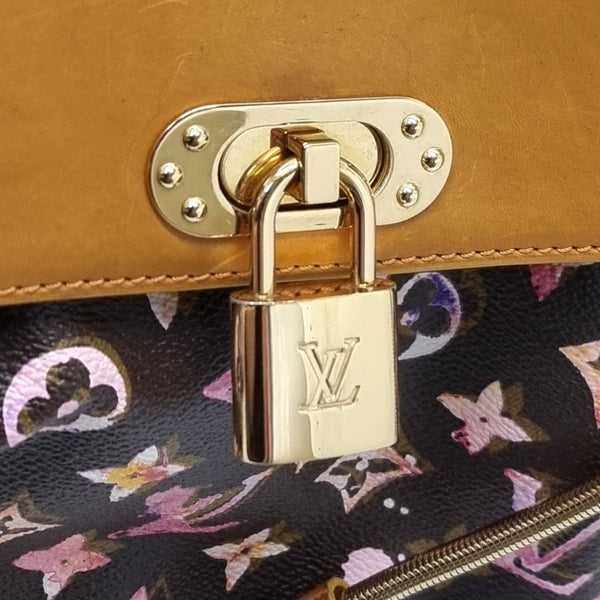 Louis Vuitton Richard Prince Aquarelle Jamais Ltd Edt Monogram Watercolor Yellow Ghw