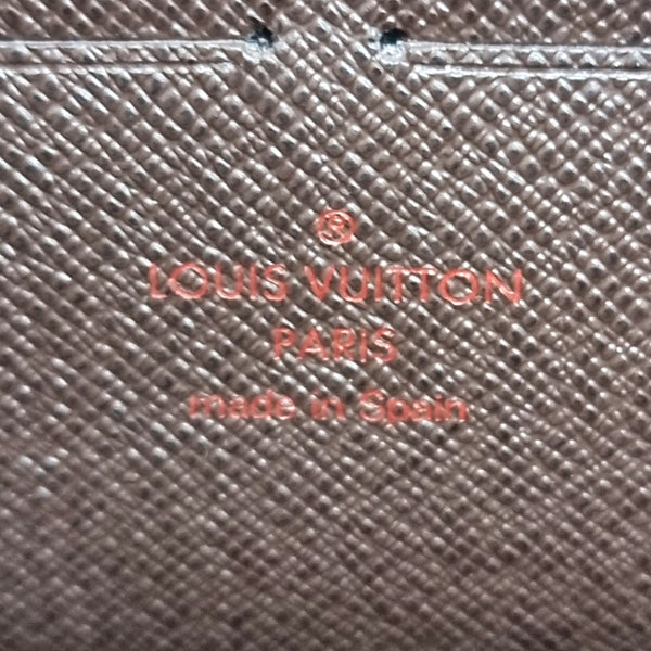 Louis Vuitton Zippy Wallet Damier Ebene Ghw