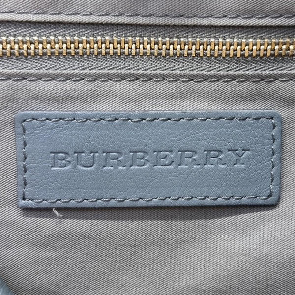 Burberry Haymarket Check Canterbury Canvas Shoulder Bag Ghw (Grey)