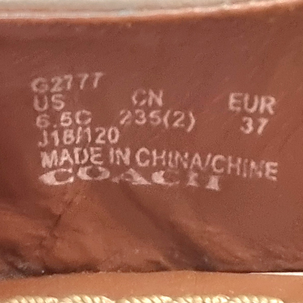 Coach Waverly65 Signature Buckle Leather Pump Rhw (Beechwood)