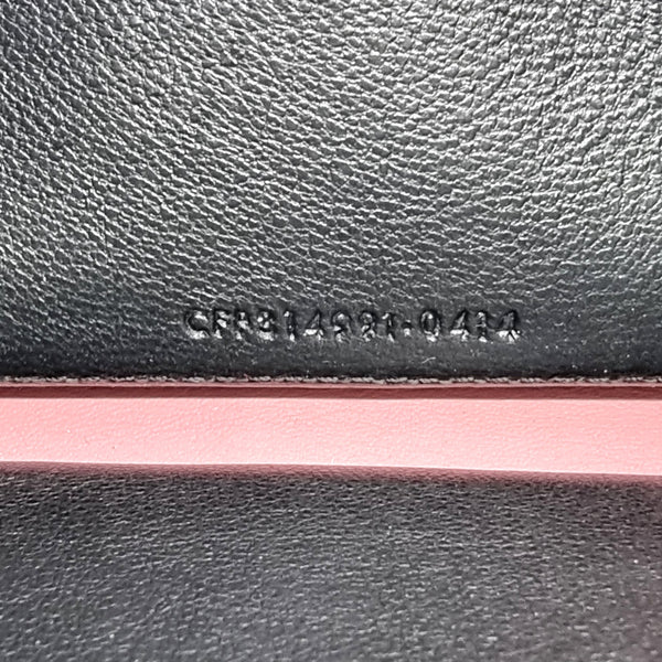 YSL Ligne Y Zipper Leather Wallet Ghw (Pink)