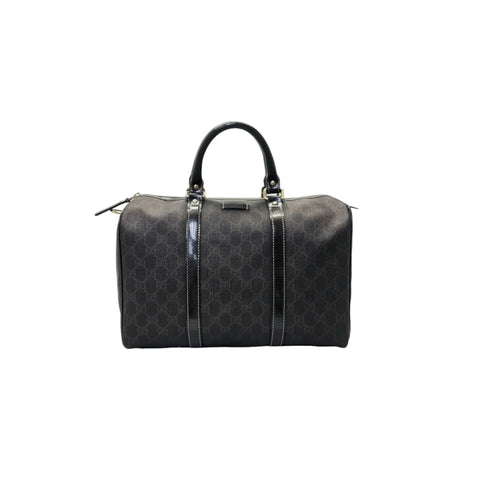 Gucci GG Joy Canvas Boston Bag Ghw (Dark Brown)