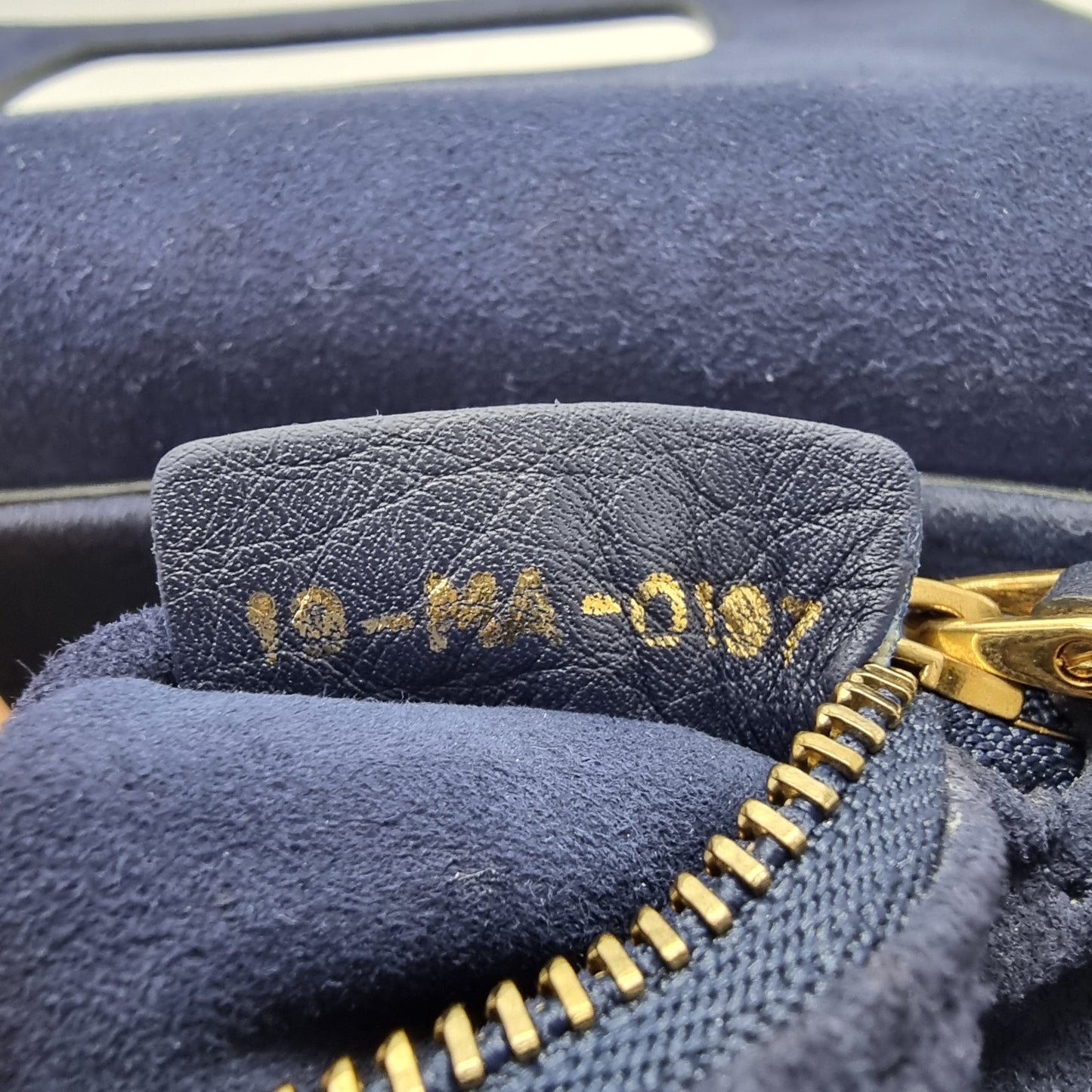 Christian Dior Dio(r)evolution Leather Crossbody Ghw (Navy Blue)