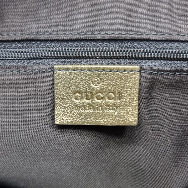 Gucci GG Abbey D-Ring Canvas Hobo Bag Ghw ( Brown/Metallic Gold)