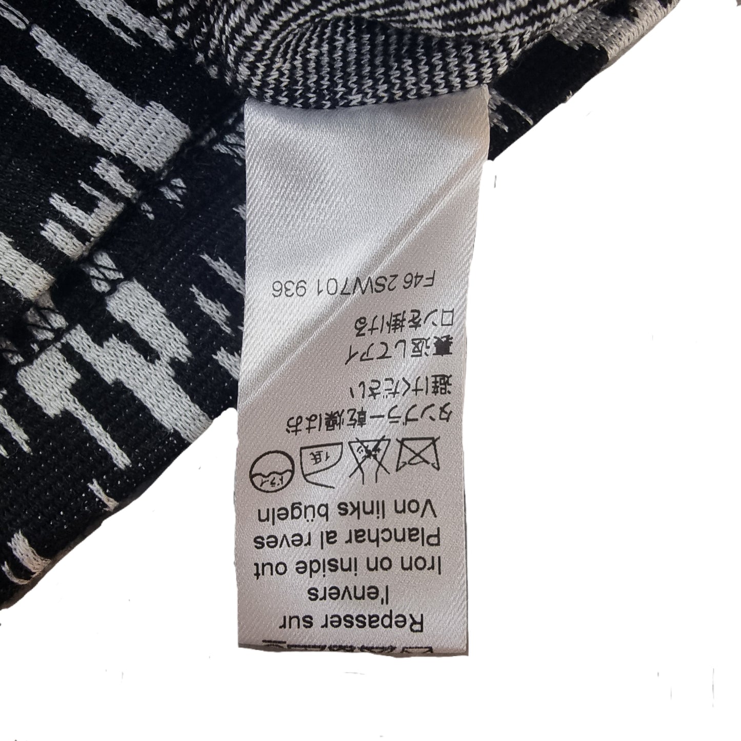 Kenzo Abstract Pattern L/S Jumper (Black/White)