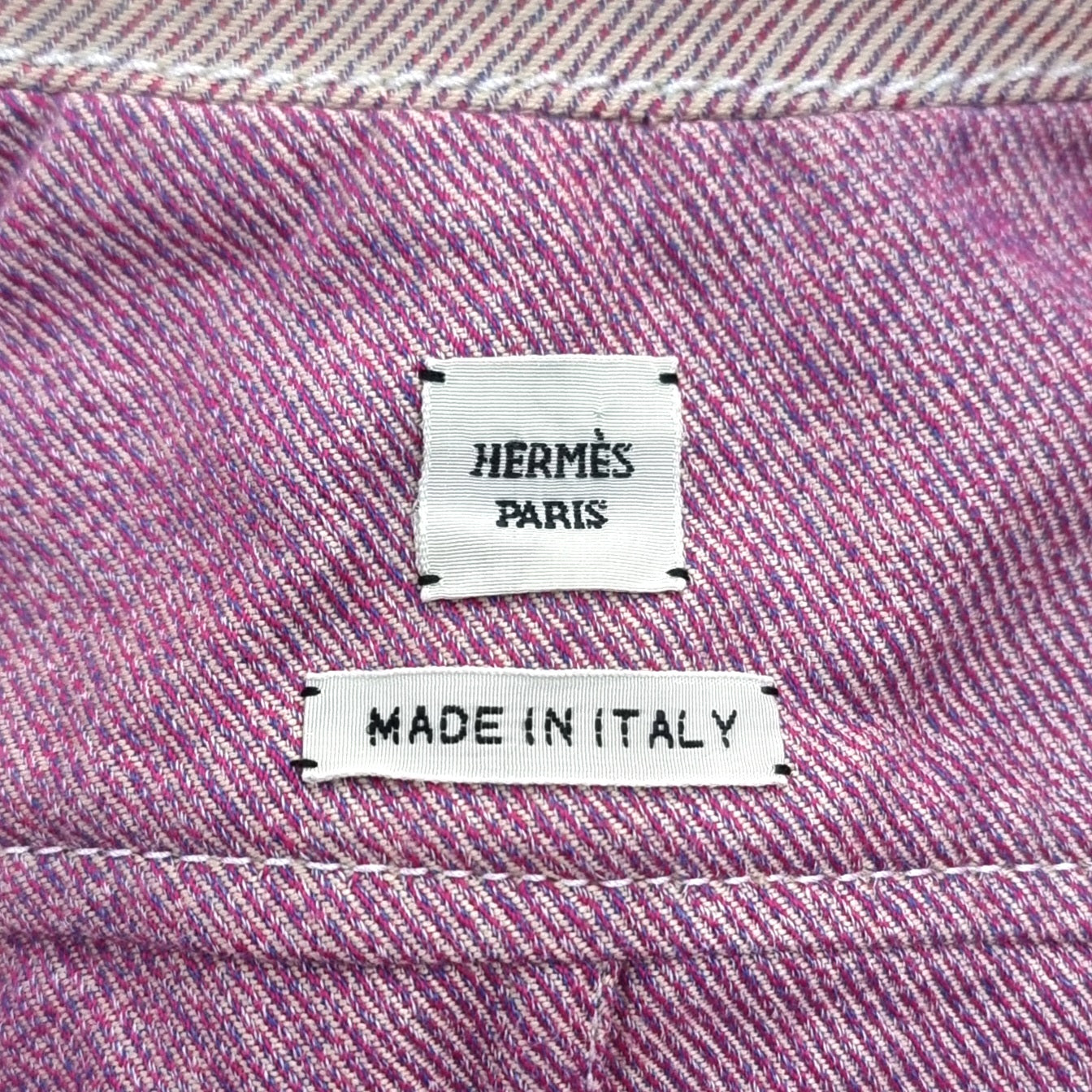 Hermes Spring Summer 2017 Front Zip Cotton Mini Dress (Pink)