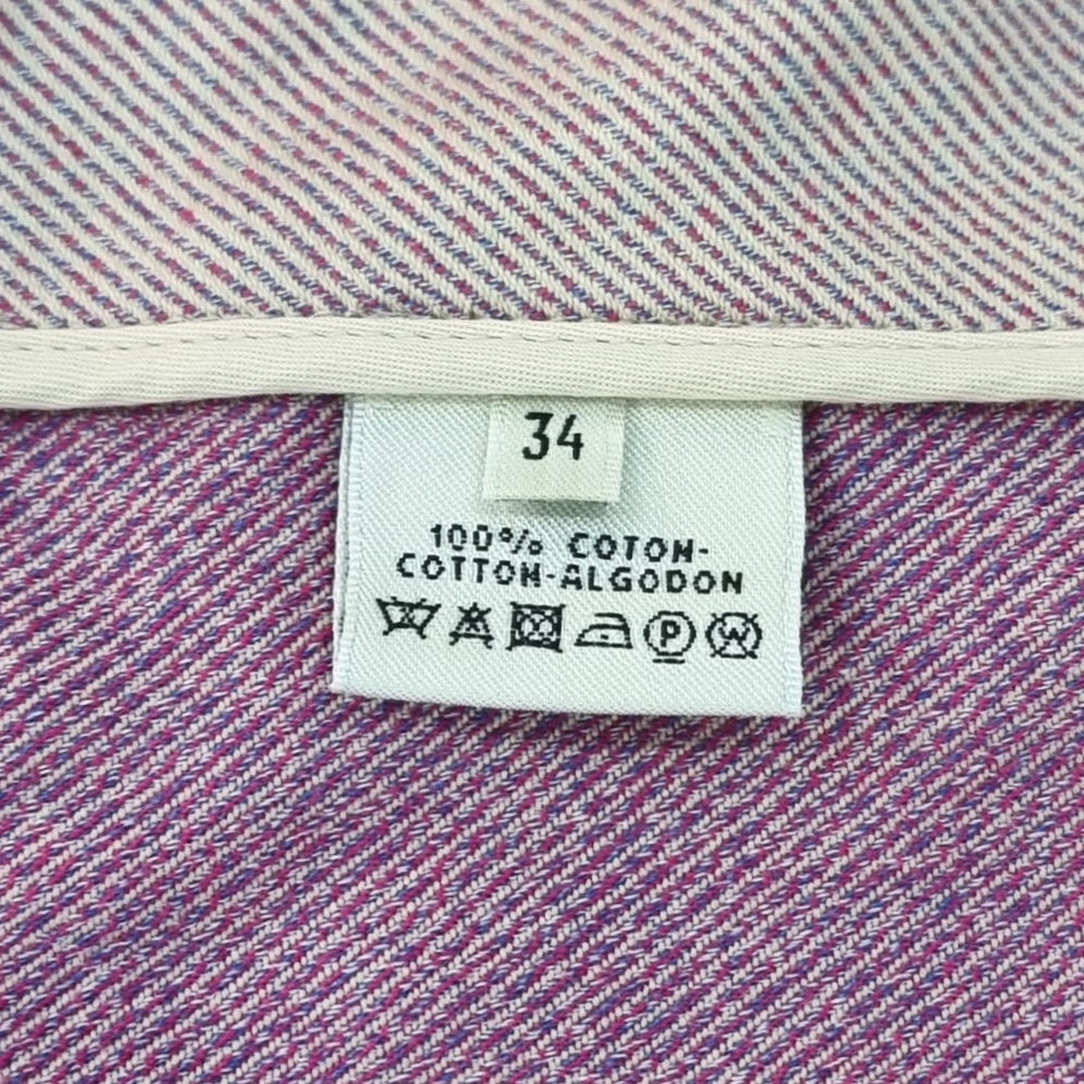 Hermes Spring Summer 2017 Front Zip Cotton Mini Dress (Pink)