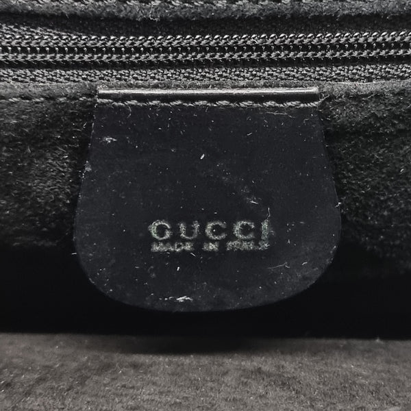 Gucci Pony Style Calfskin Shoulder Bag Ghw (Black)