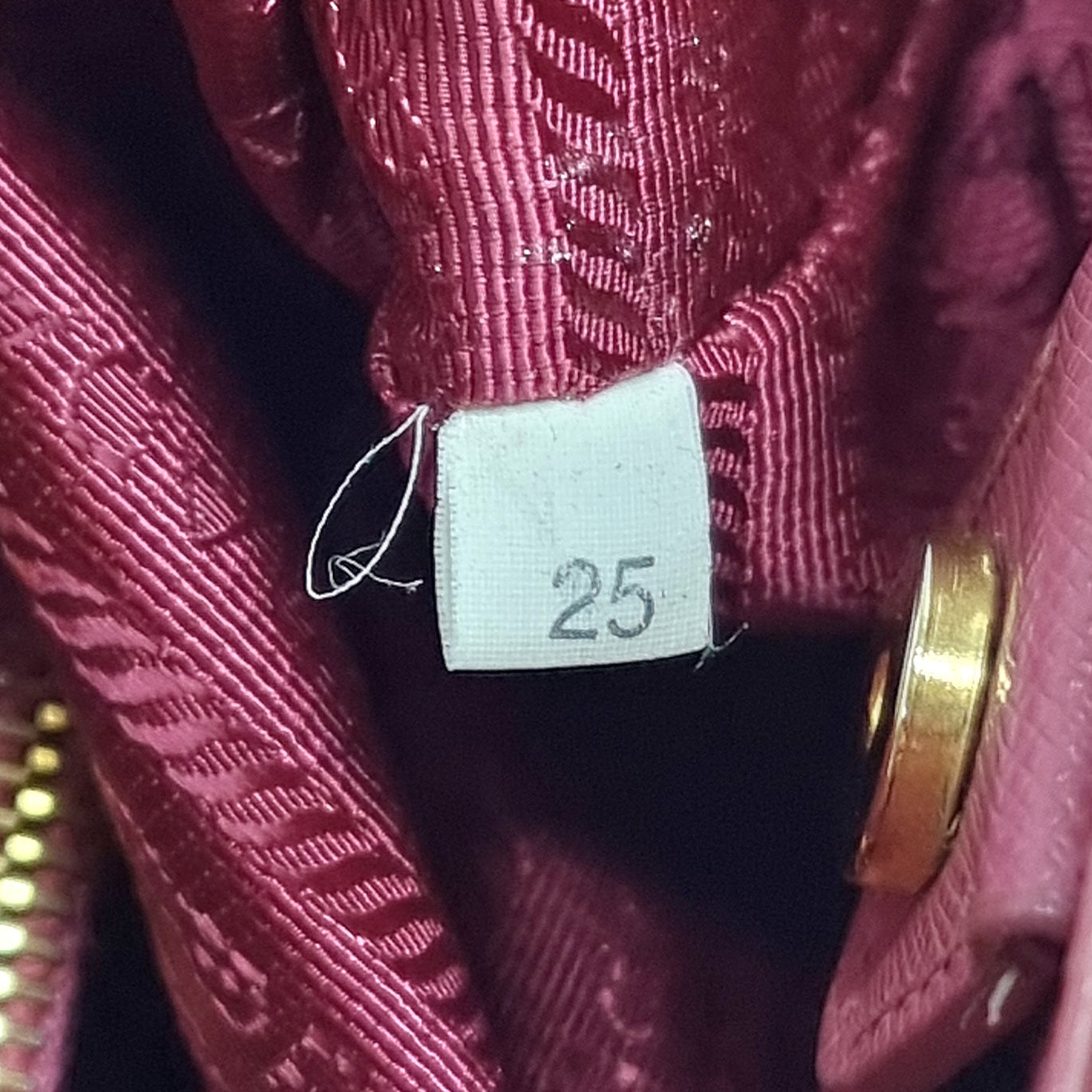 Prada BN2558 Saffiano Lux Tote Bag Ghw (Pink)