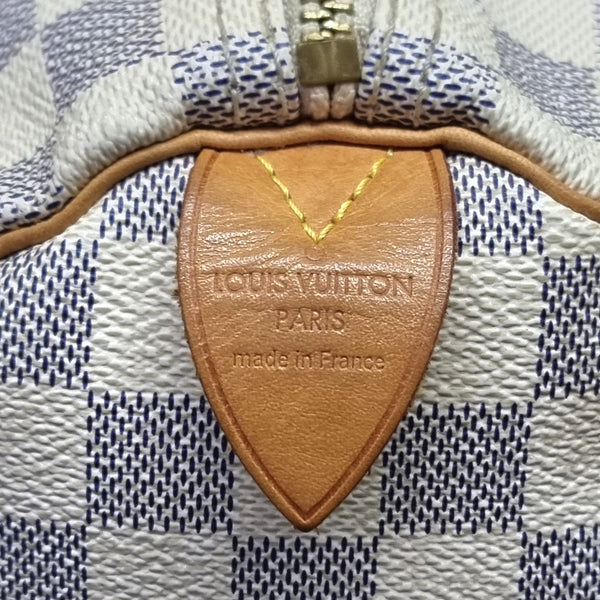 Louis Vuitton Speedy 30 Damier Azur Ghw
