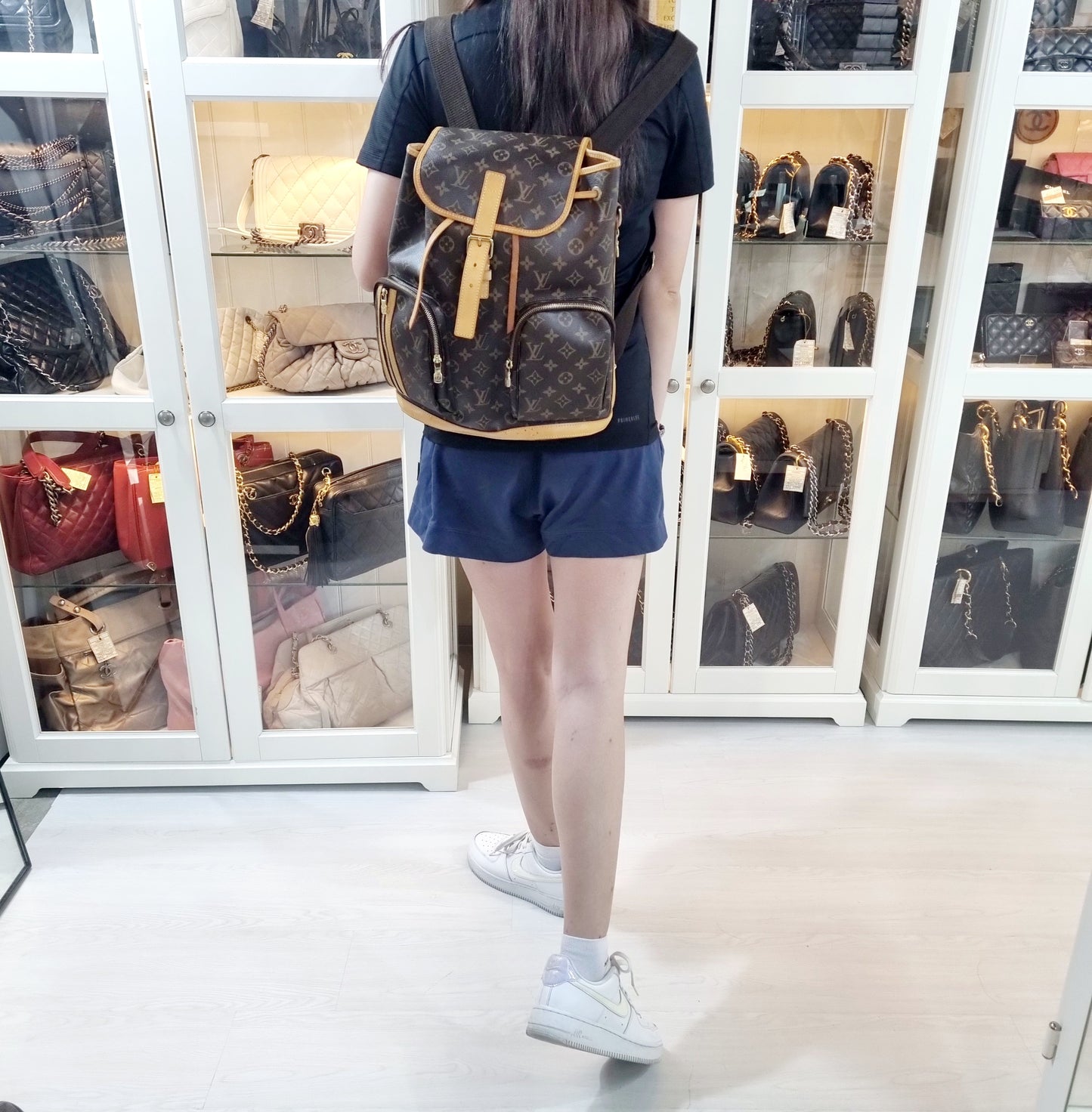 Louis Vuitton Bosphore Backpack Monogram Ghw
