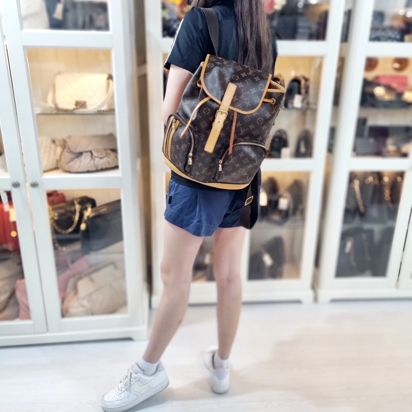 Louis Vuitton Bosphore Backpack Monogram Ghw