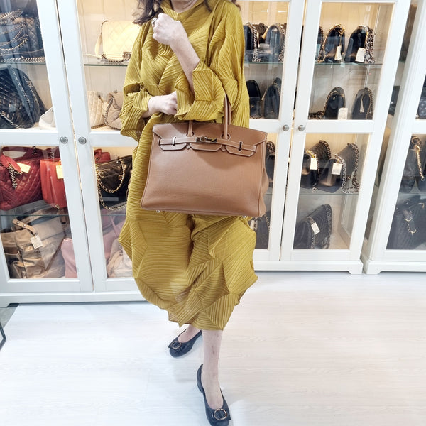 Hermes Birkin 35 Epsom Leather Ghw (Gold)