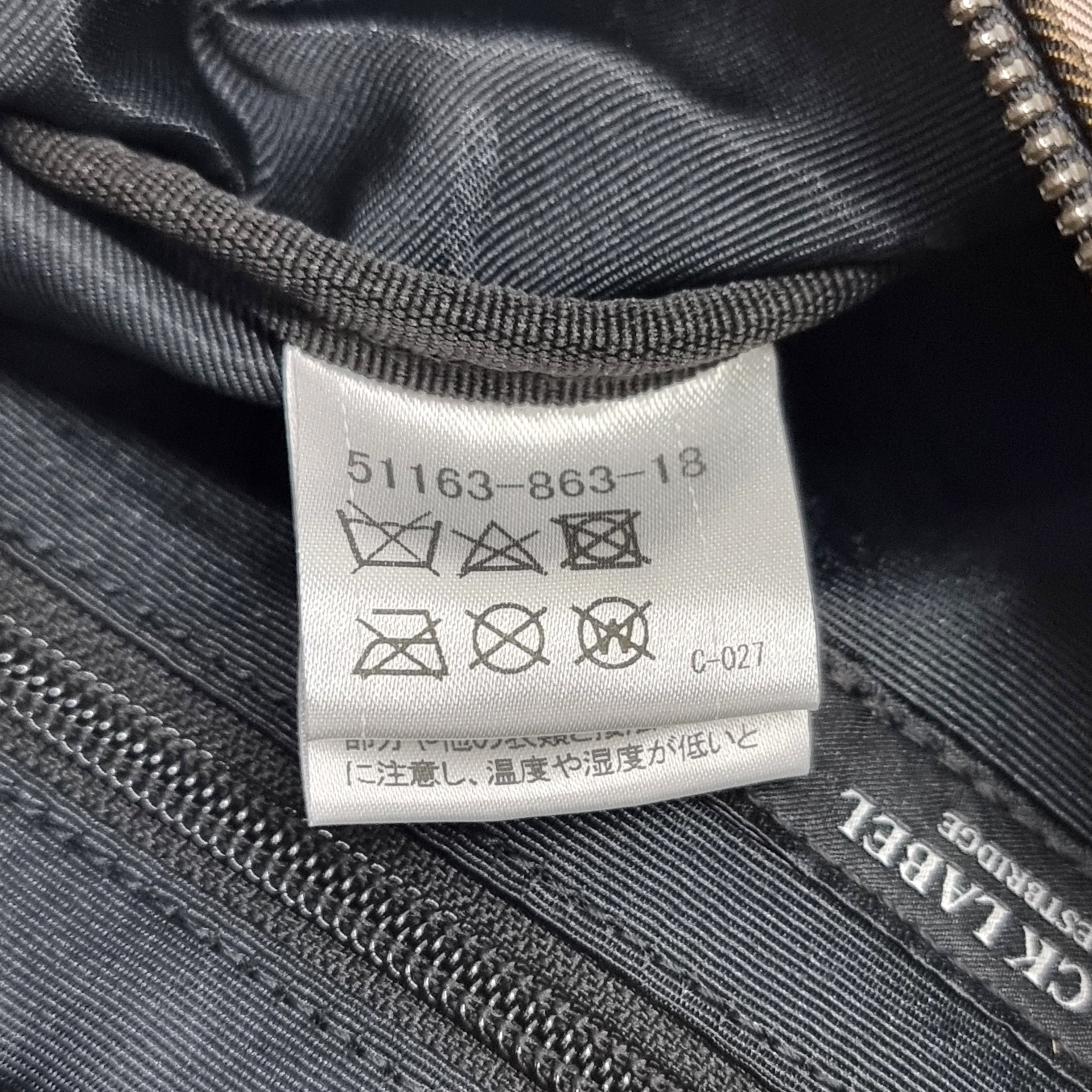 Black Label Crestbridge Check Nylon Cowhide Leather Bumbag Shw