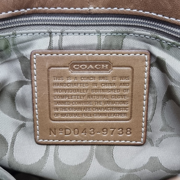 Coach Soho Leather Buckle Hobo Bag Shw (Brown)