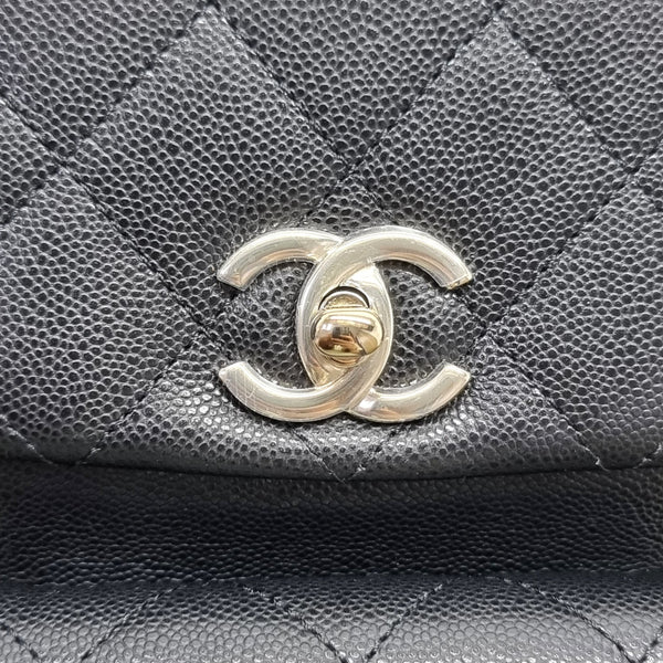 Chanel Backpack Medium Caviar Light Gold (Black)