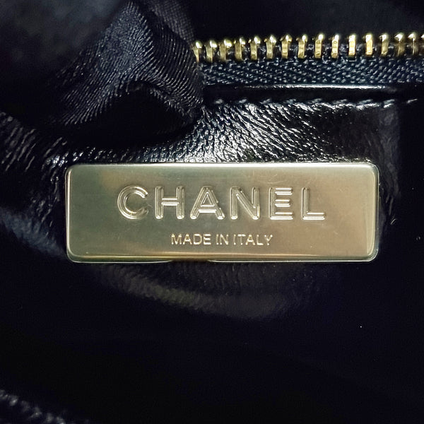 Chanel 31 Mini Shopping Tote Shiny Lambskin Ghw (Black)