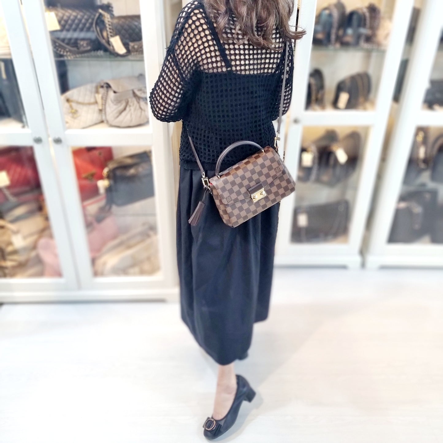 Louis Vuitton Croisette Damier Ebene Ghw