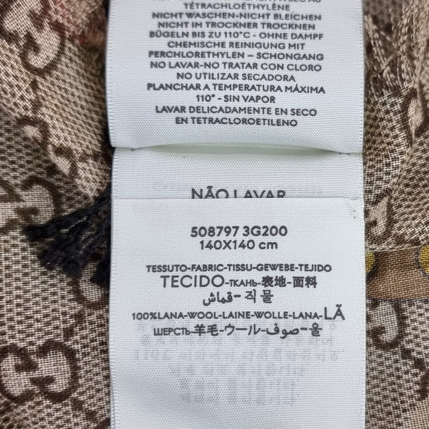 Gucci Shawl GG Monogram With Floral Print(Beige/Red)
