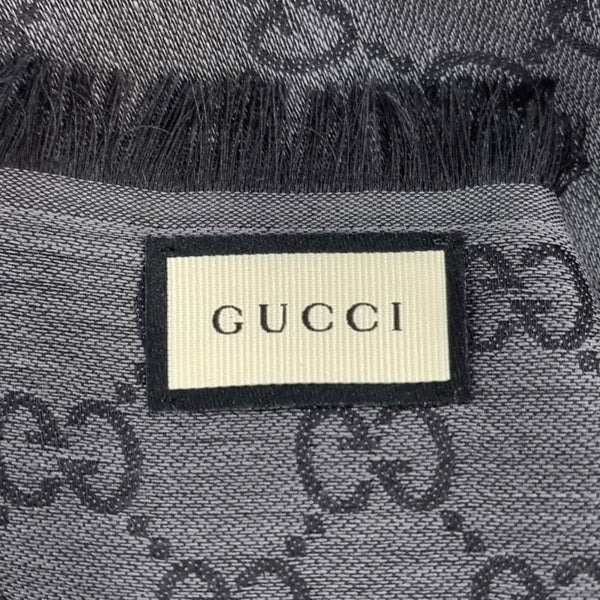 Gucci Shawl GG Pattern (Grey)