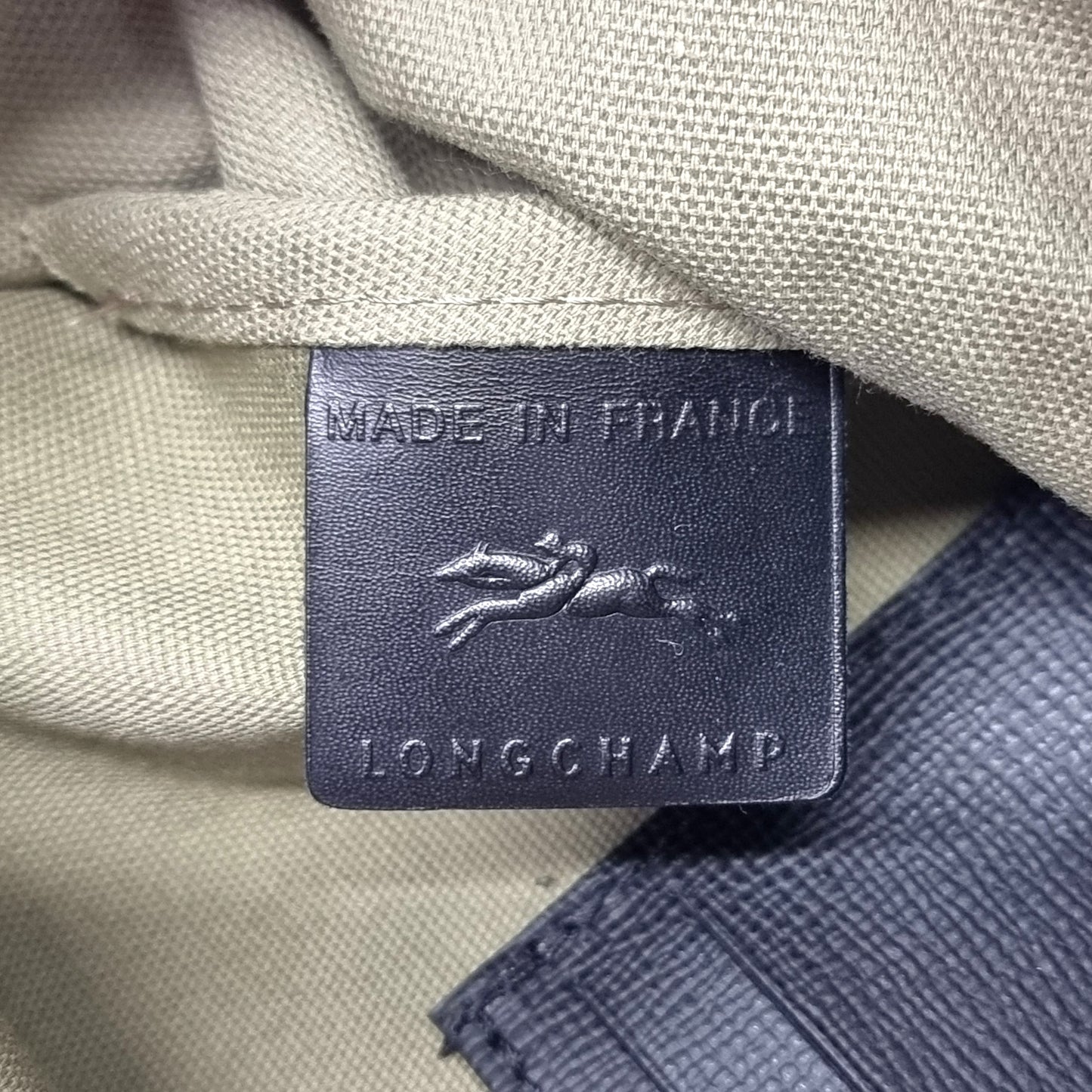 Longchamp Gabin Canvas Belt Bag Shw (Navy Blue)