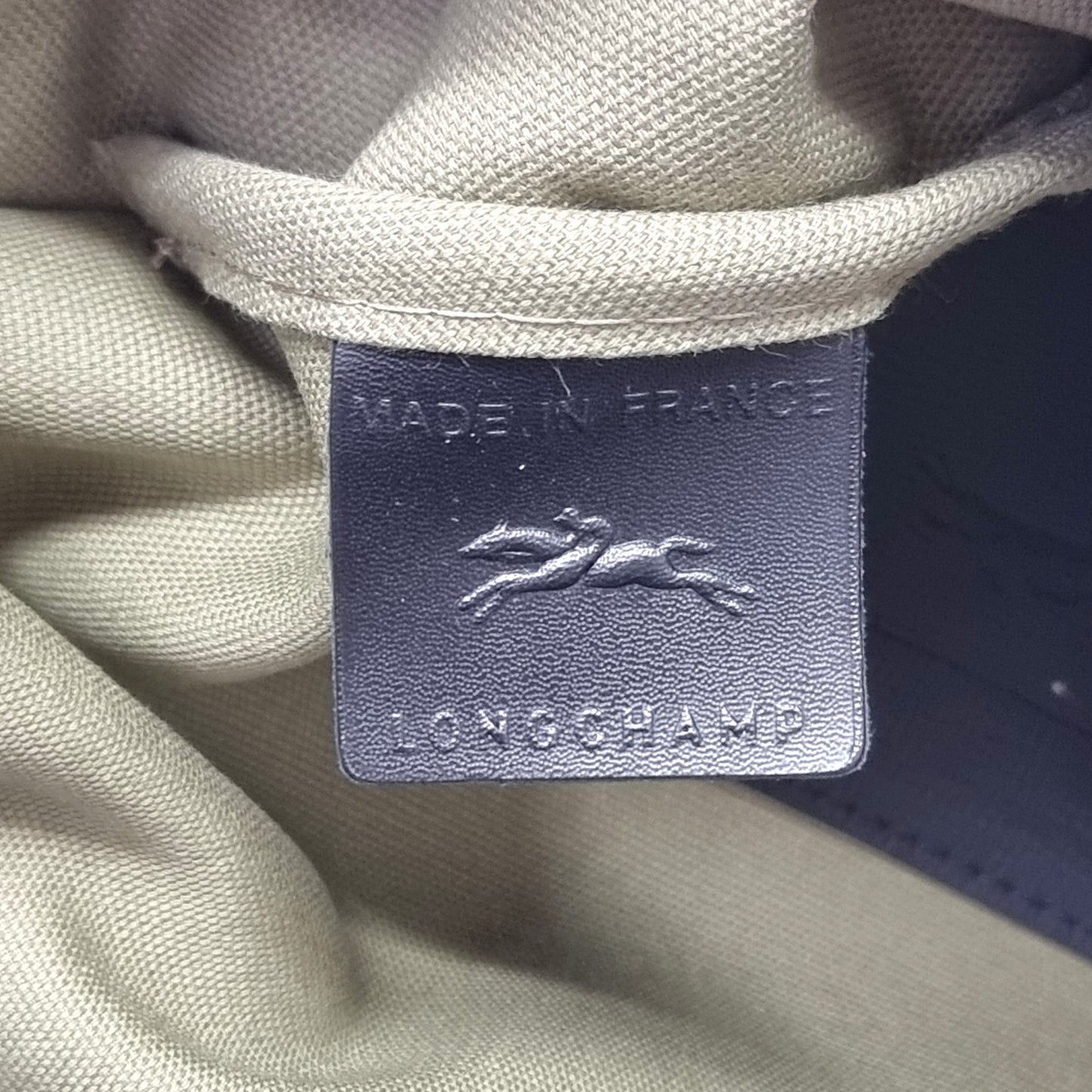 Longchamp Gabin Canvas Belt Bag Shw (Navy Blue)