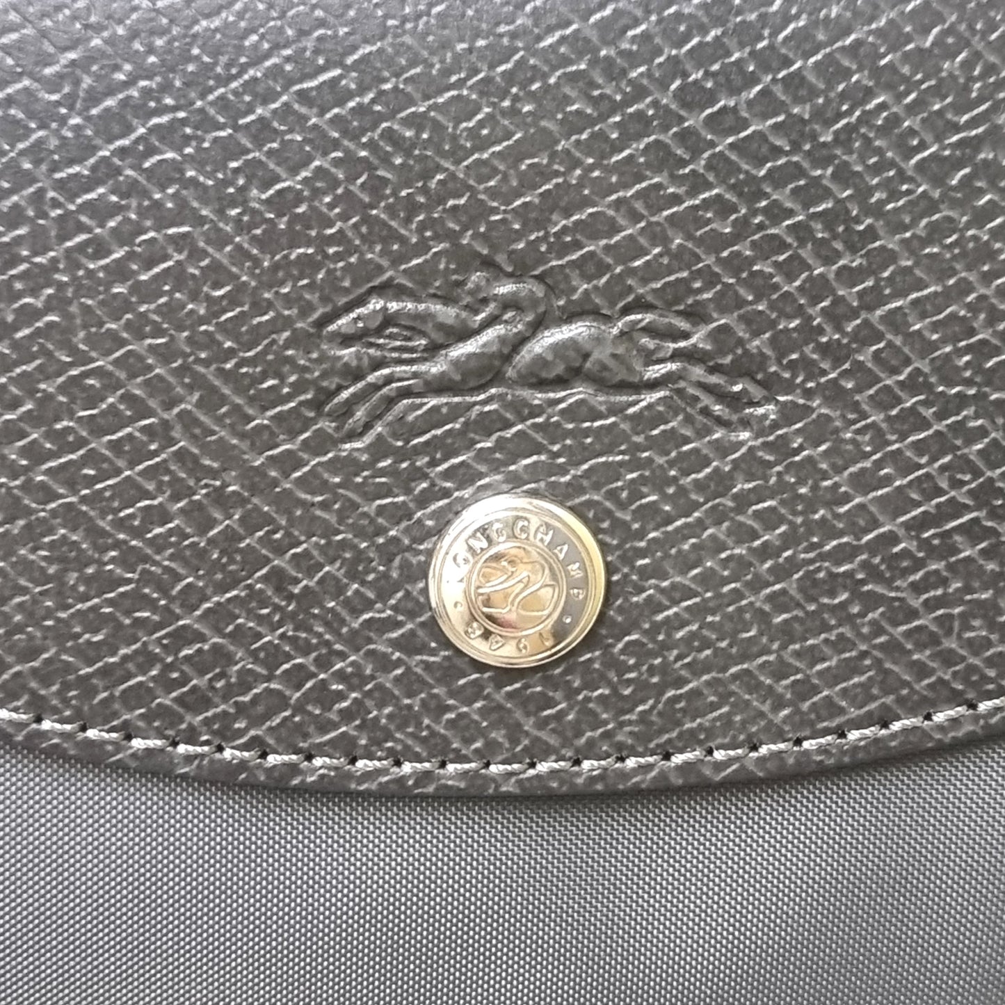 Longchamp Le Pliage Green M Tote Shw (Graphite)