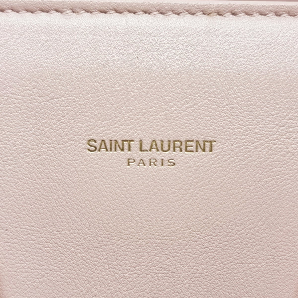 YSL Sac De Jour Smooth Leather Tote Bag Ghw ( Pale Pink)