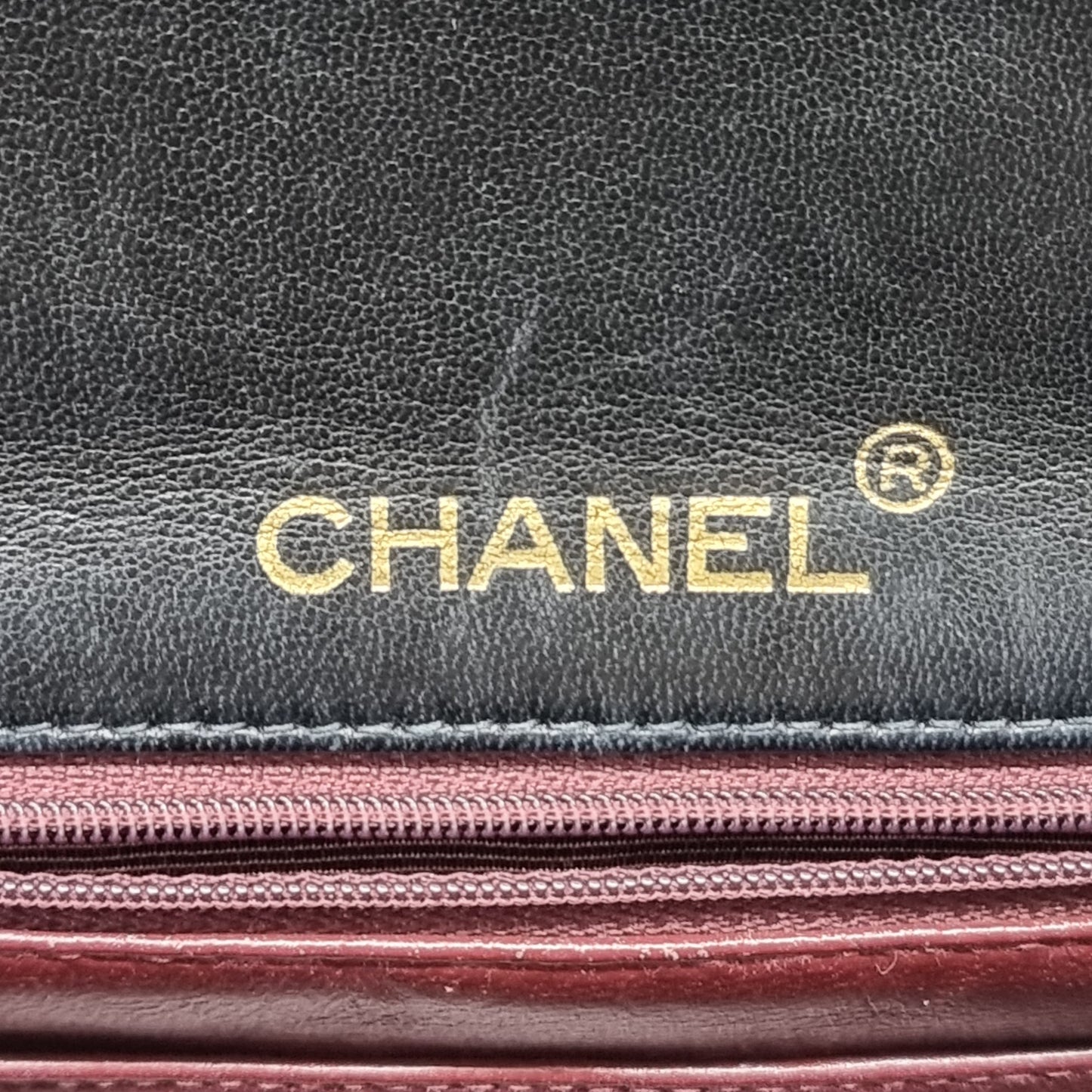 Chanel Classic Mini Flap Lambskin Leather Ghw (Black)