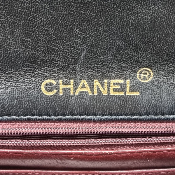 Chanel Classic Mini Flap Lambskin Ghw (Black)