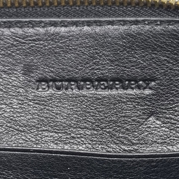 Burberry Peyton House Check Canvas Crossbody Ghw (Black)