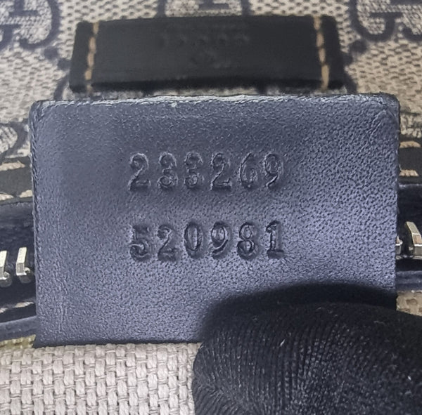 Gucci GG Supreme Canvas Bumbag Shw (Navy Blue)