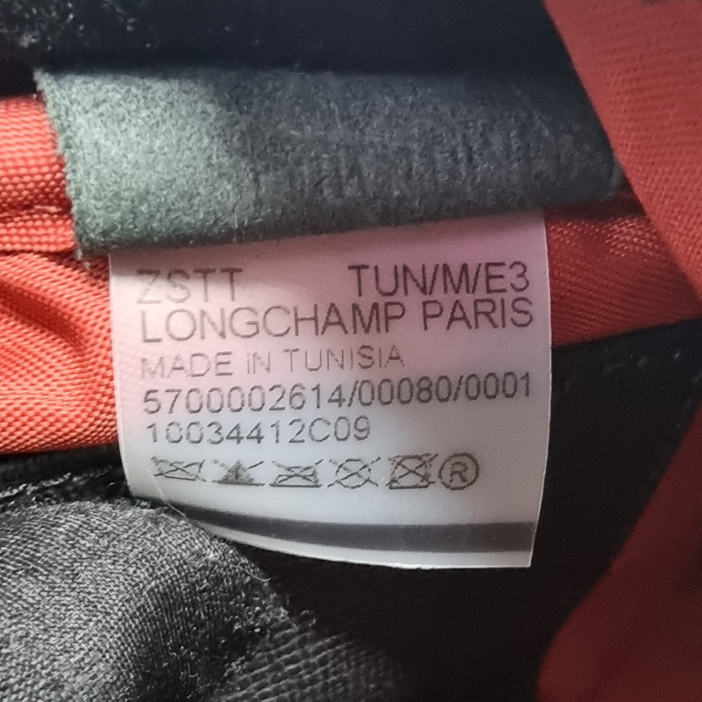 Longchamp Bumbag LPG Canvas Cowhide Leather (Red/Black)